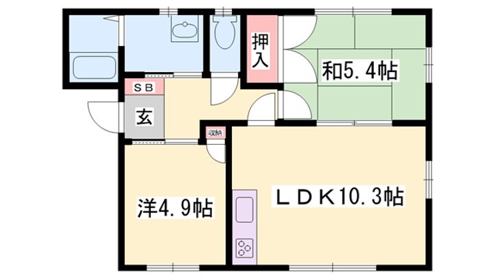 ディアス玉手の間取り