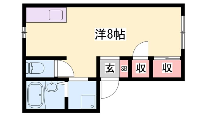 ドミール六軒の間取り