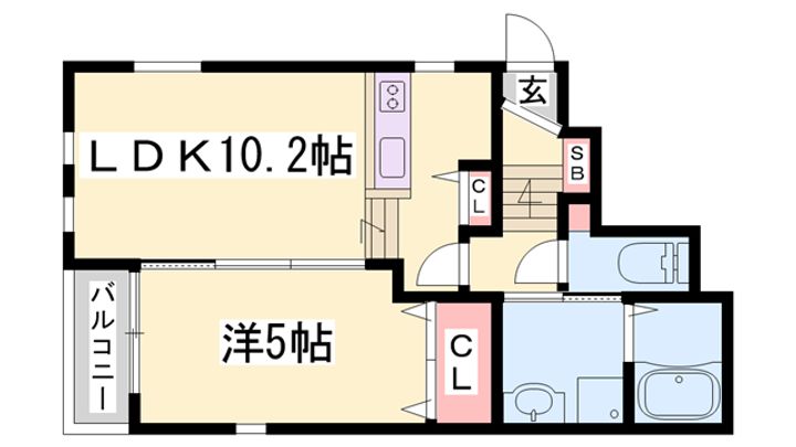 ボンドアベニューの間取り