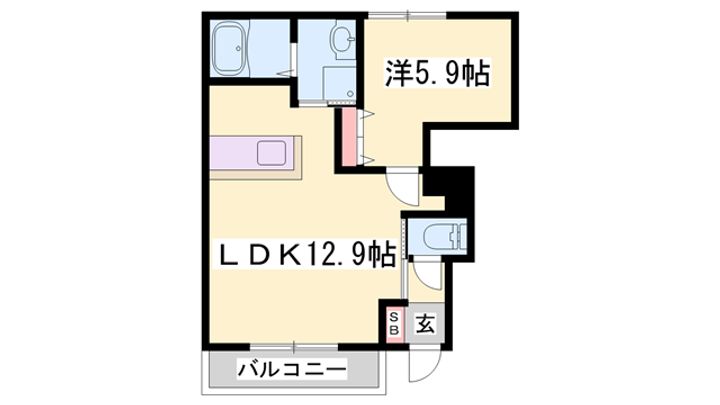 クレアハイムⅡの間取り