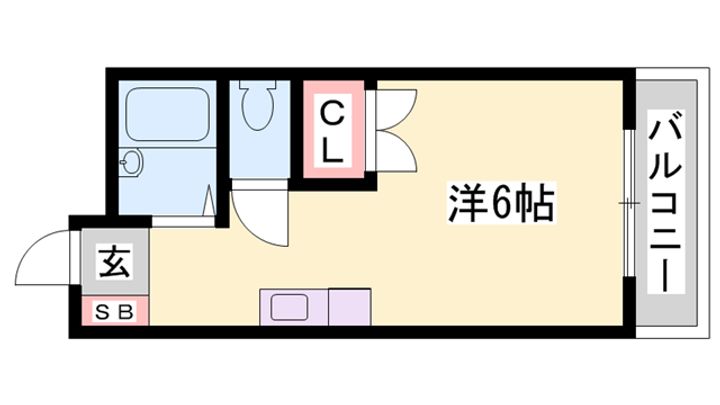 サン・ドミトリー103の間取り