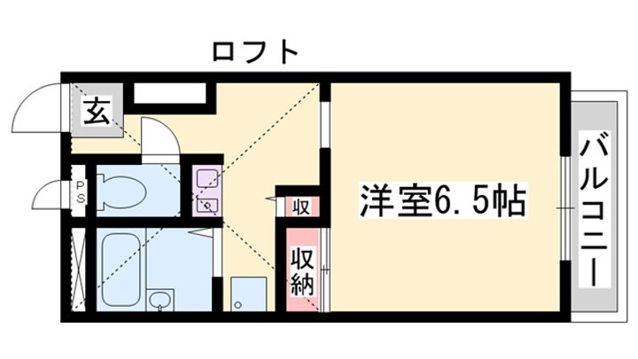 レオパレス高橋202の間取り