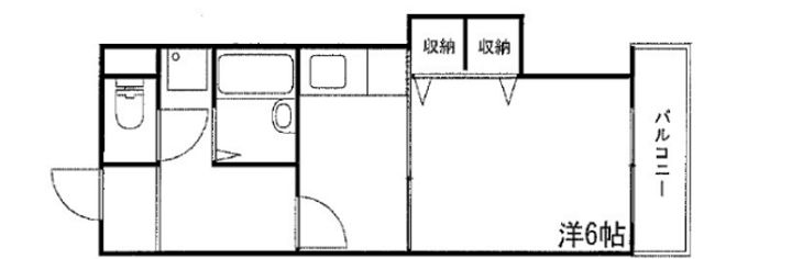 MISTRAL岡田102の間取り