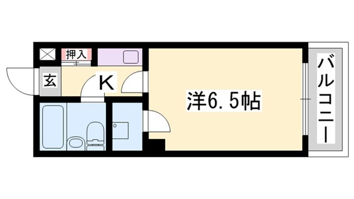 ベルトピア手柄Ⅰ206の間取り