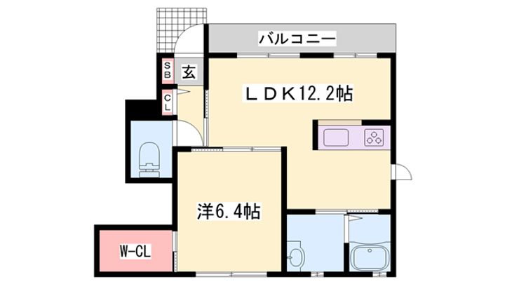 セレーノイズミAの間取り