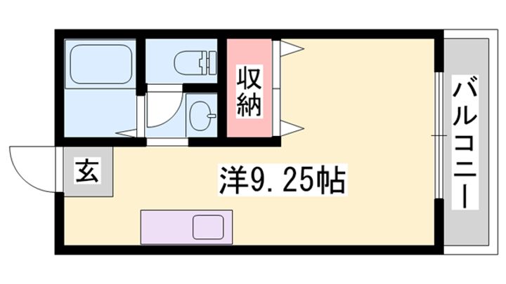サンライフ21B棟101の間取り