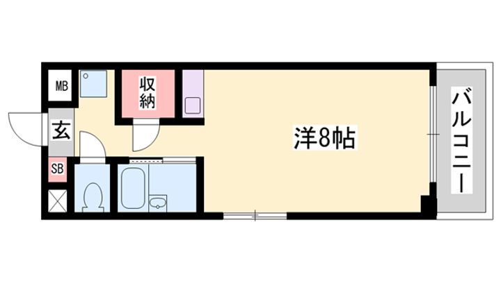 土井ハイツ北条口の間取り