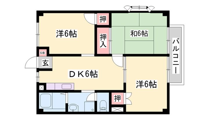 サンクス202の間取り