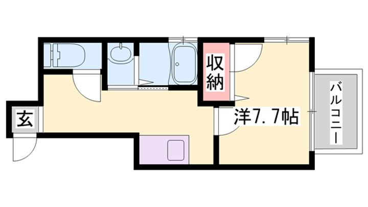 フルール加古川203の間取り