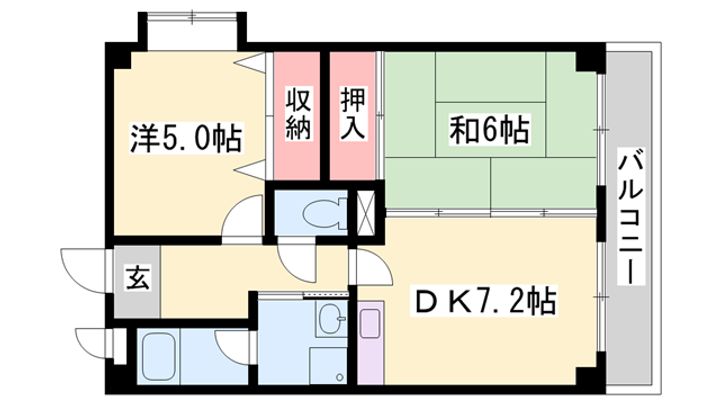 ブライトン清水町の間取り