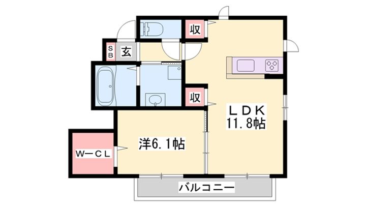 HEIMSPICAA102の間取り