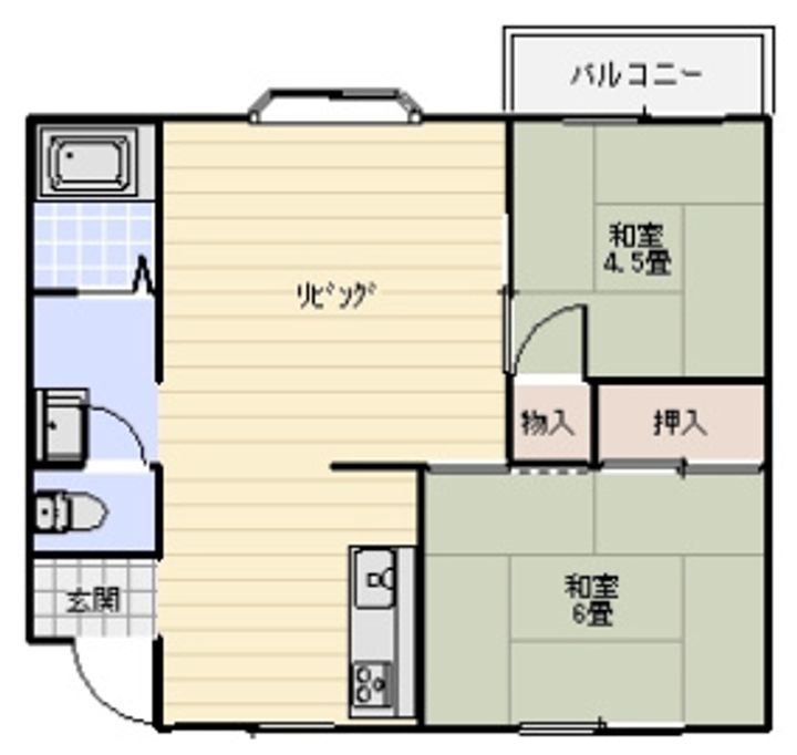 TERAS ASAKAの間取り
