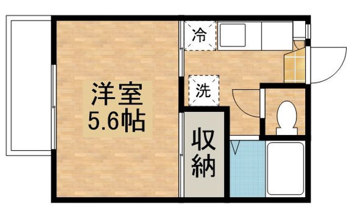 メゾン昌栄201の間取り
