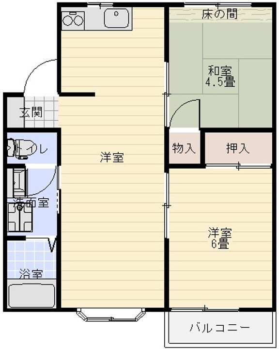 TERAS ASAKAの間取り
