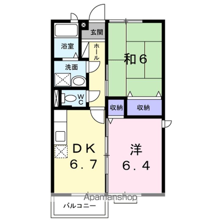 CHERRY STREETⅣの間取り