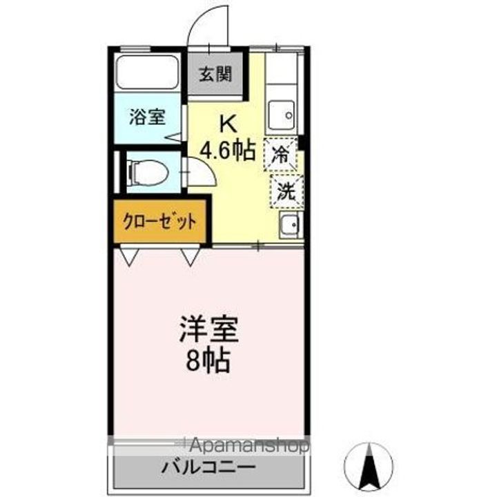 ソレイユあさかの間取り