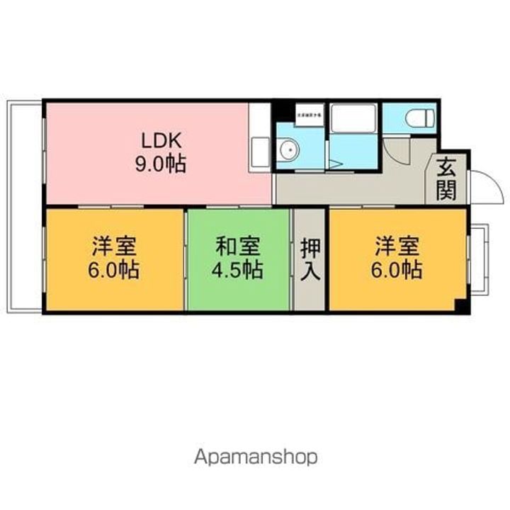 一幸ハイムの間取り