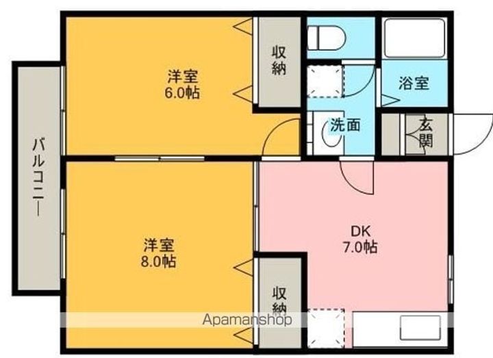 ロイヤルパークハウス大泉*101*の間取り