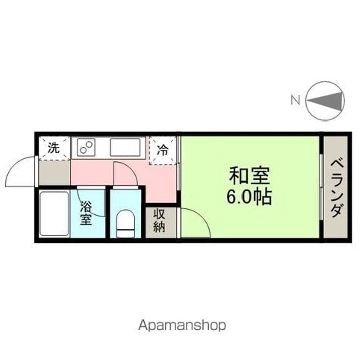 メゾンドテラス2-Bの間取り