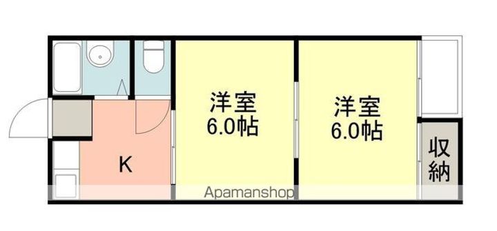 サンハイツA203の間取り