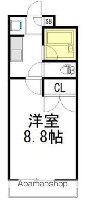 グランドゥールエムワン102の間取り