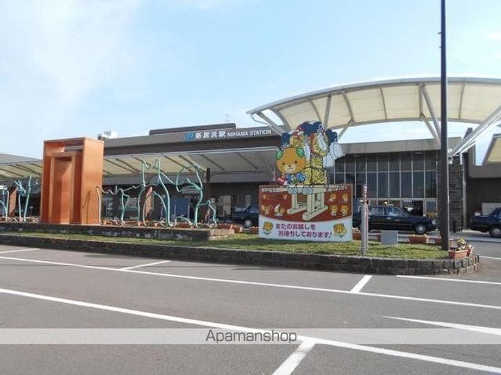 愛媛県新居浜市庄内町5丁目の賃貸アパート203の周辺