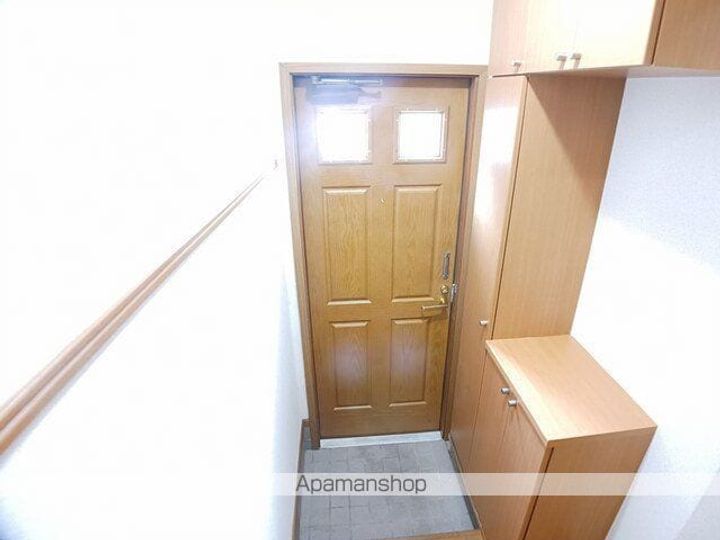 霞台ハイツBの玄関