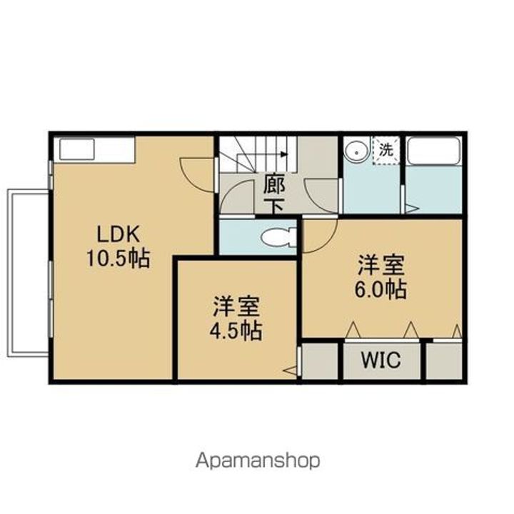 ローズコート阿部C・D棟の間取り