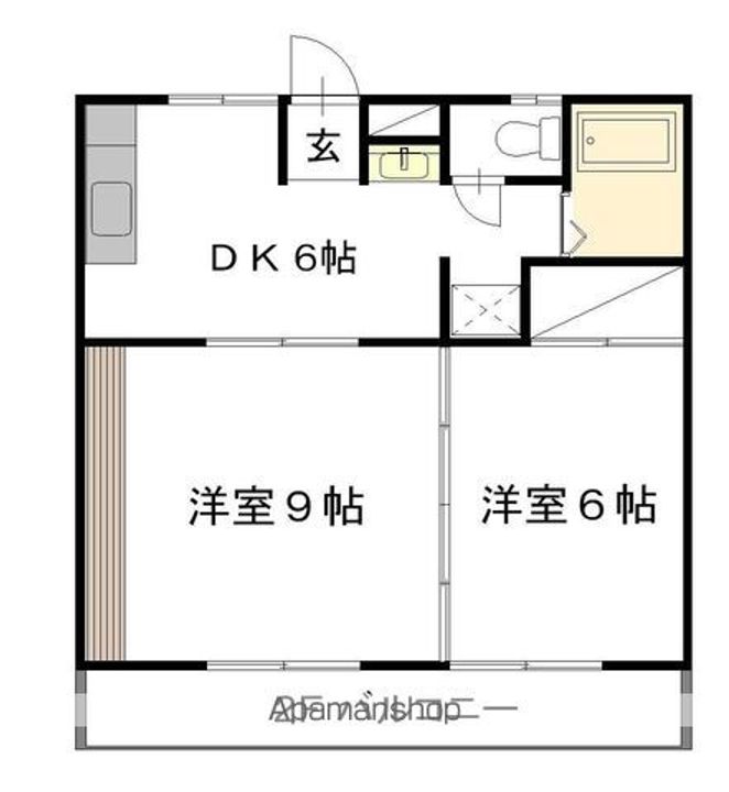 モアエレガンス205の間取り