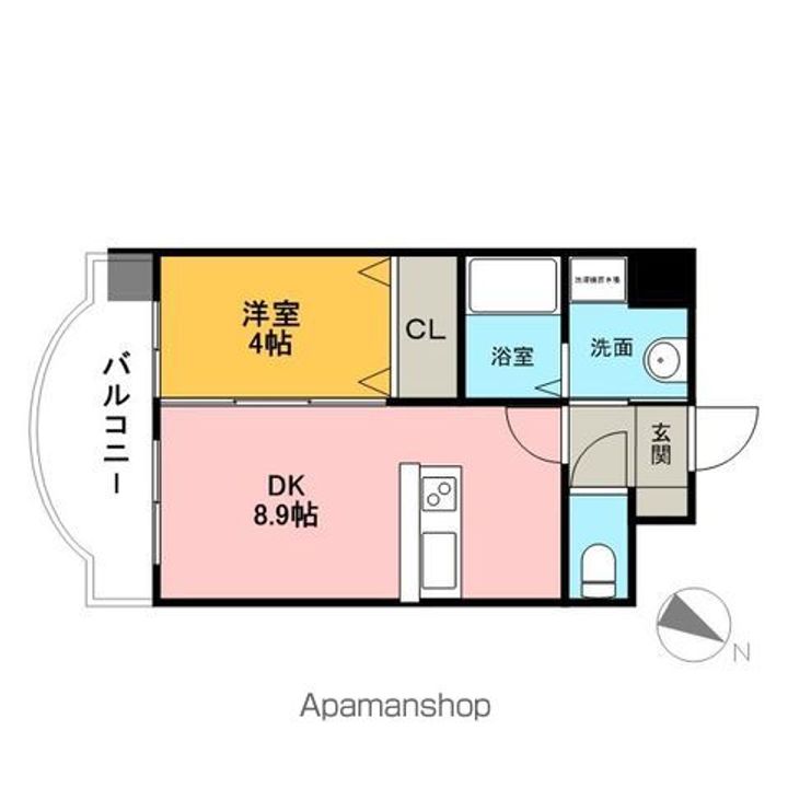 S−FORT箱崎東の間取り