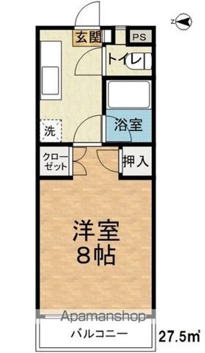 ファンテイン相生104の間取り