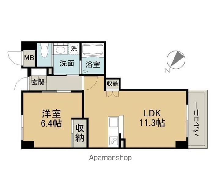 東千田町ハイム204の間取り