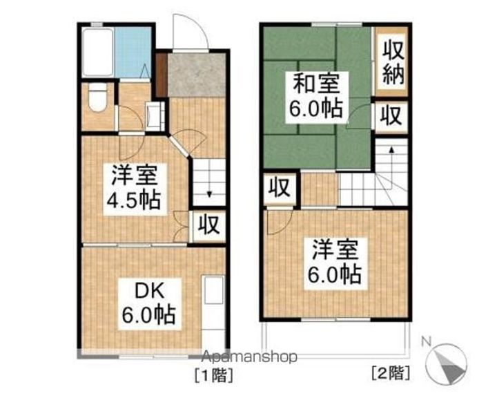 コーポカトレア105の間取り