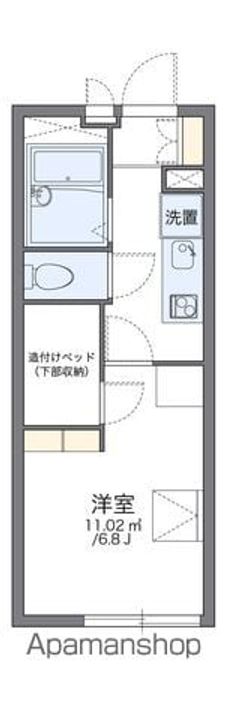 レオパレスパレスブリーズの間取り
