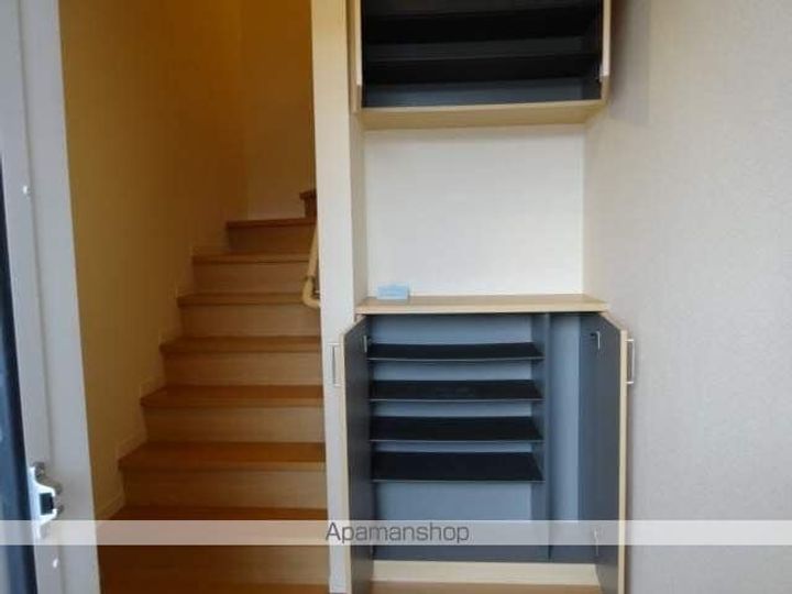 福島県福島市鎌田字原際の賃貸アパートの玄関