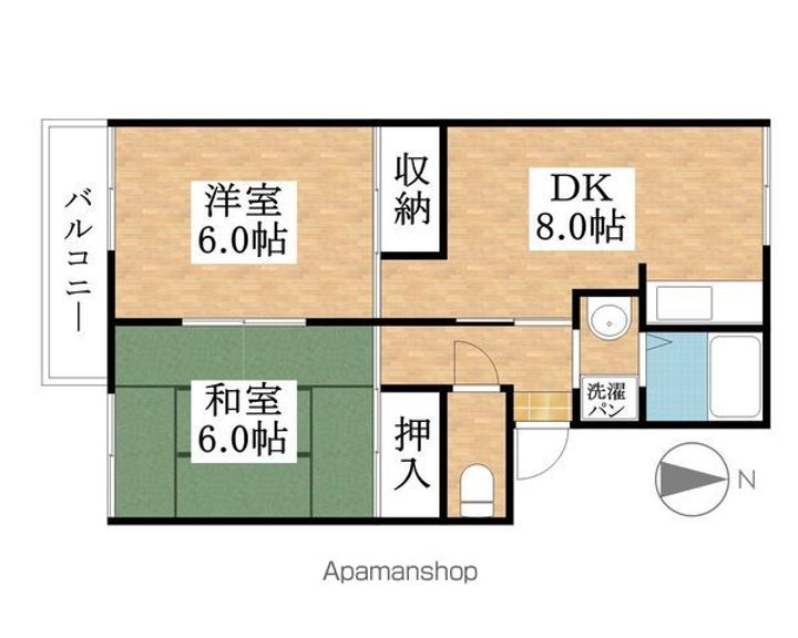 ハイム158の間取り