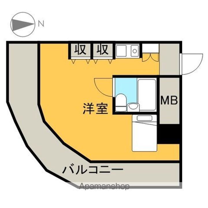 ラ・レジダンス・ド・シャトレーヌ705の間取り