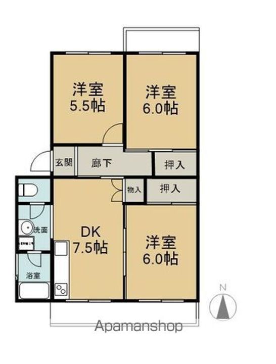 セントラル瑞穂403の間取り