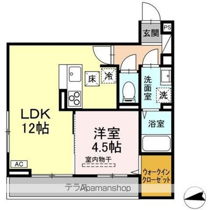 DーROOM富竹新田の間取り