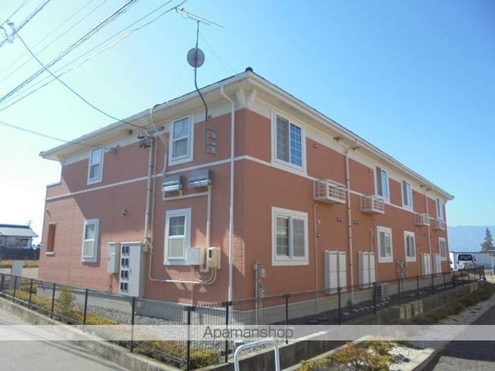 長野県松本市大字里山辺の賃貸アパートの外観