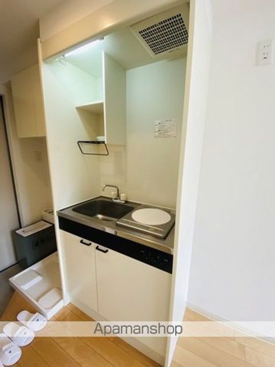 東京都台東区東上野4丁目の賃貸アパートのキッチン