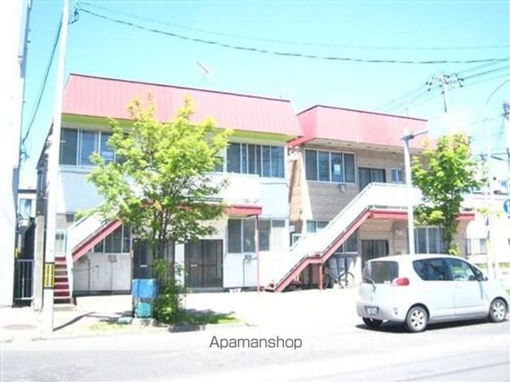 北海道網走市南六条西3丁目の賃貸アパートの外観