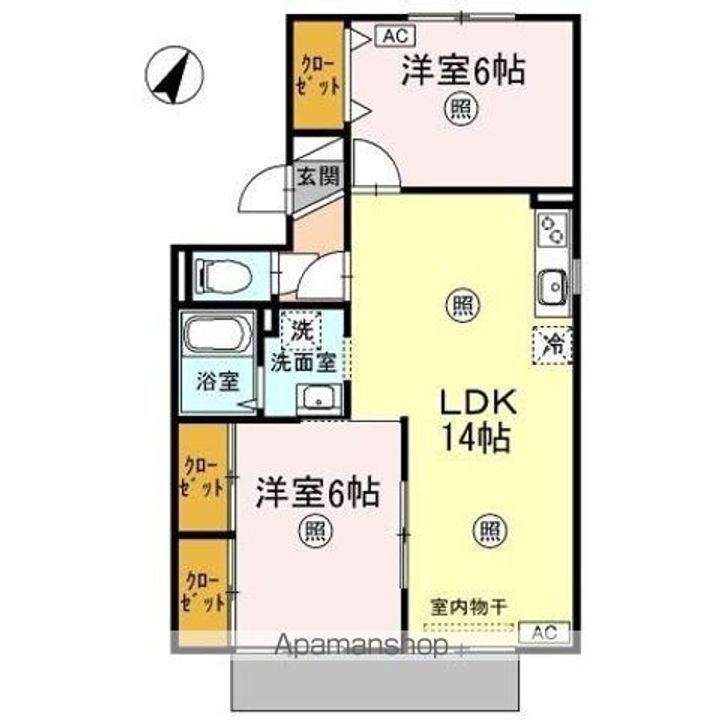 ルレーブK B棟の間取り
