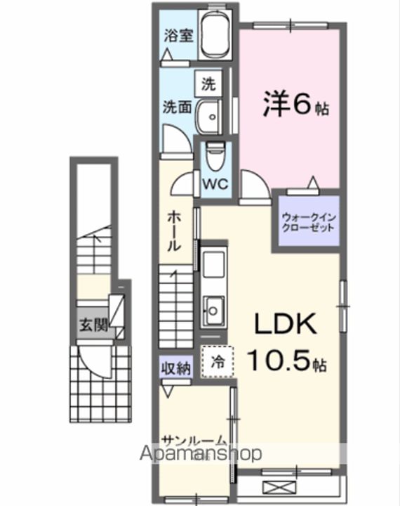 アクティーフ・Y Ⅰの間取り