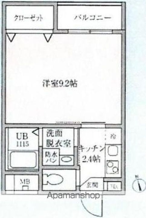 パルテール天王町の間取り