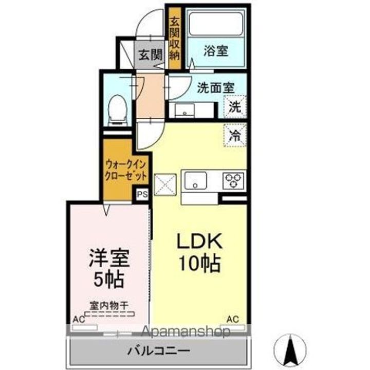 アテリア弐番館の間取り