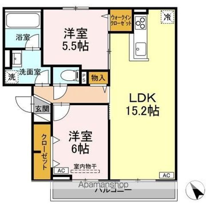 RESUA茶畑Aの間取り