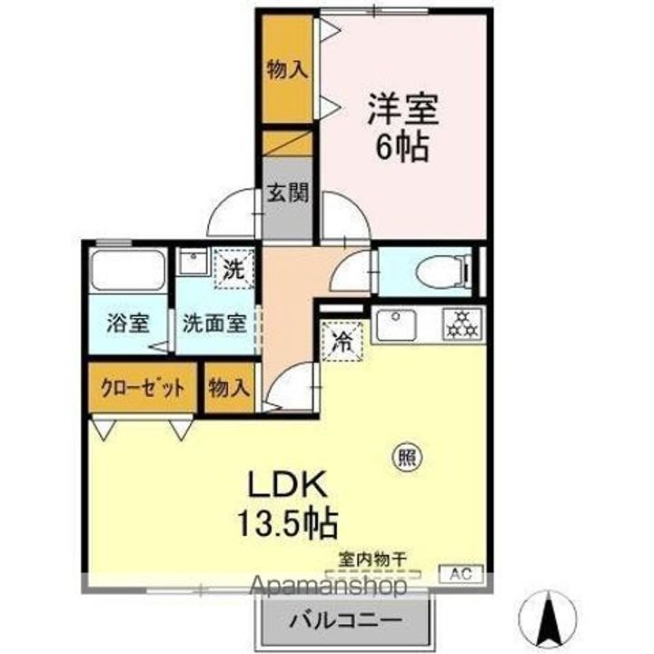 グリーンシャトル Bの間取り