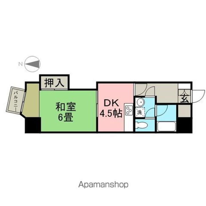 秋月ハイツの間取り