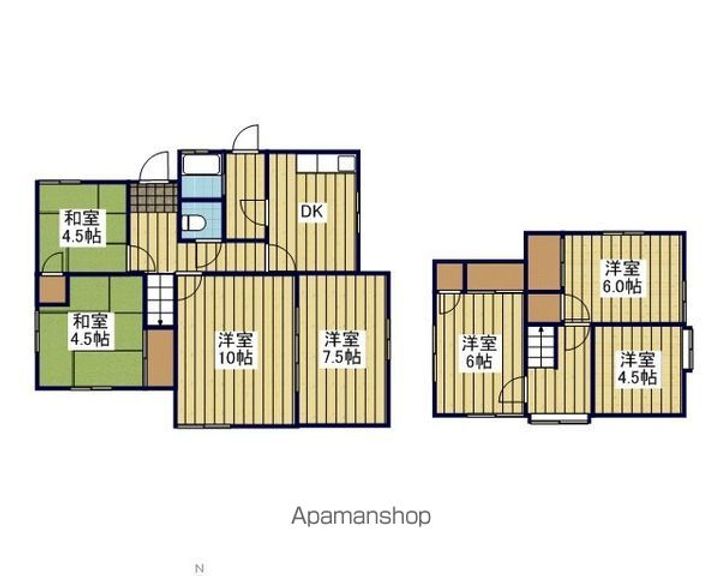 愛媛県松山市松末1丁目(一戸建)の賃貸物件の間取り